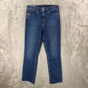 Gap Vintage Slim High Rise Jeans Womens 30/10L Blue Denim Pants